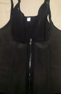 Womens Black Latex Waist Training XL